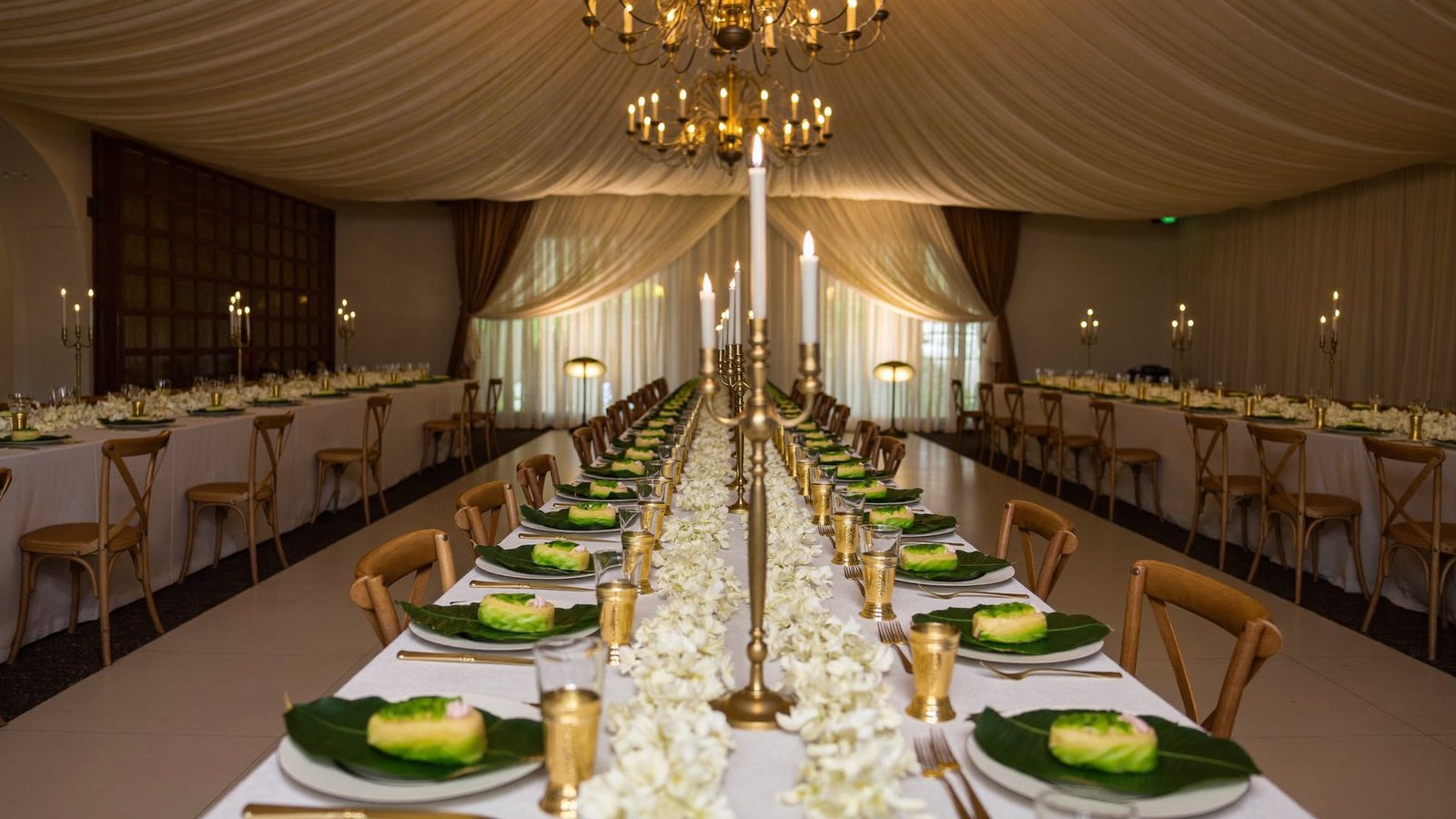 The Kalavara party hall in Salmaniya, Manama, laid out for a celebration